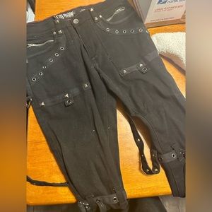 Vintage 00s goth Tripp Lip Service grunge pants